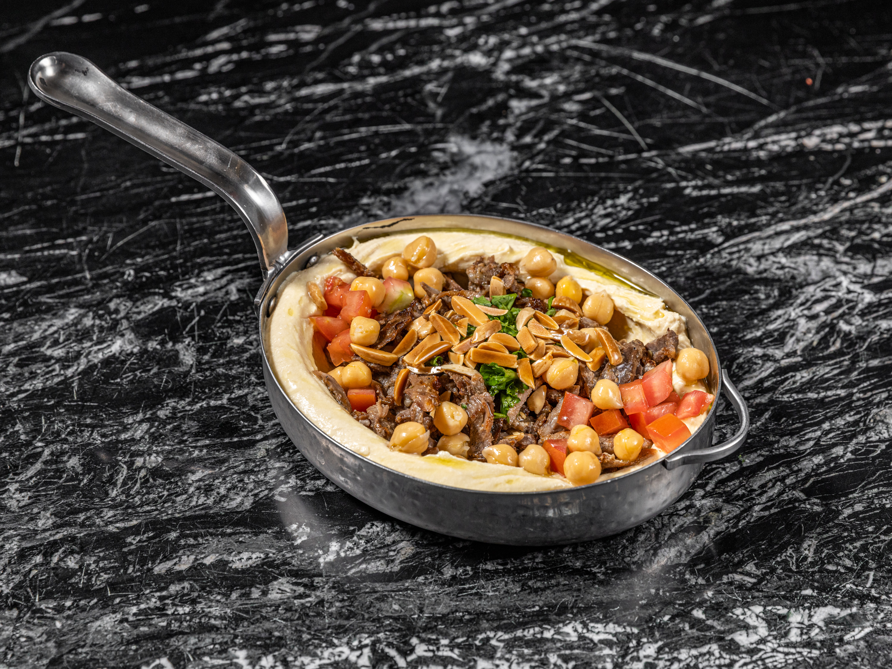 Hummus with Shawarma