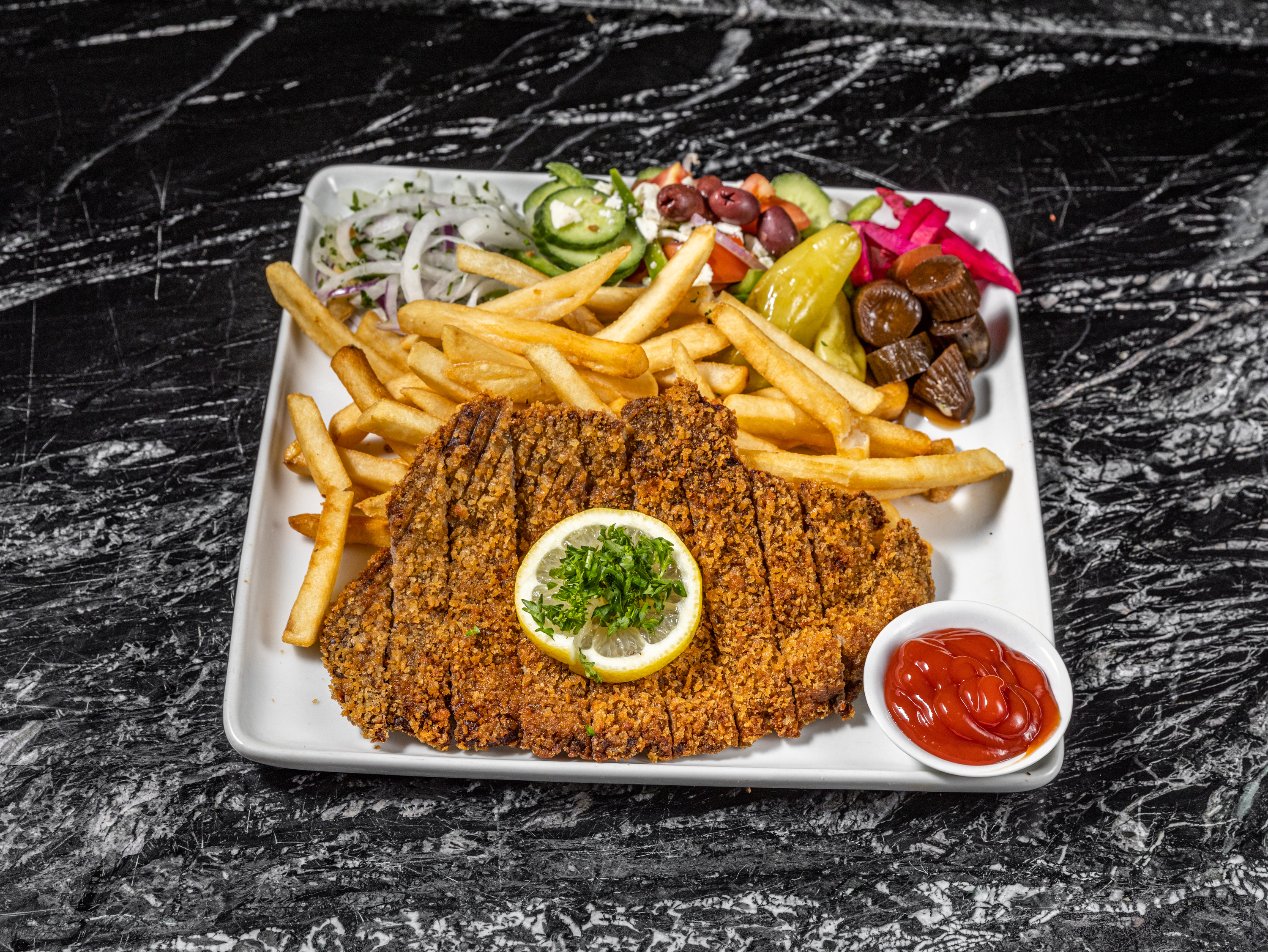 Beef Cream Chop Plate