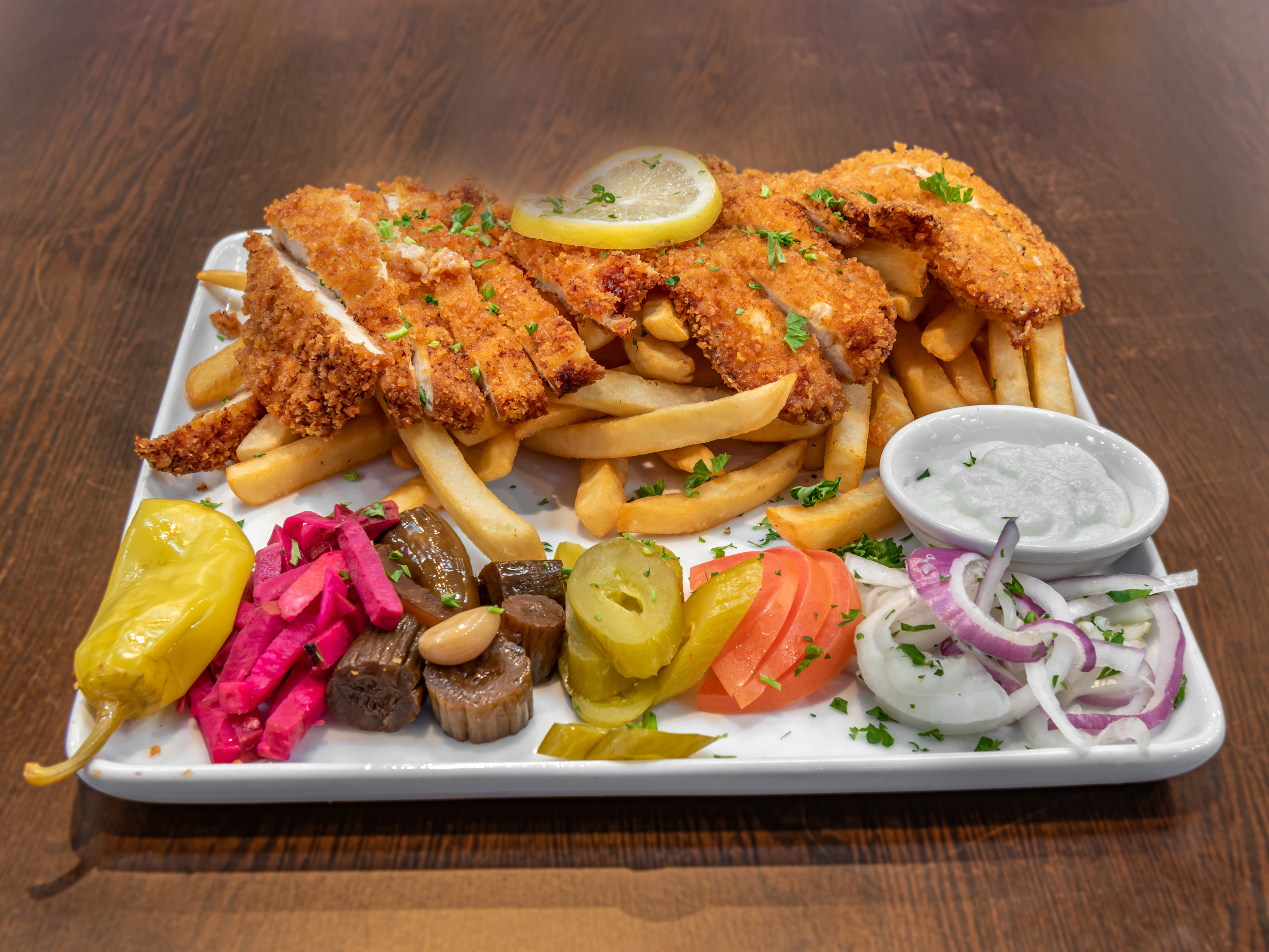 Chicken Cream Chop Plate